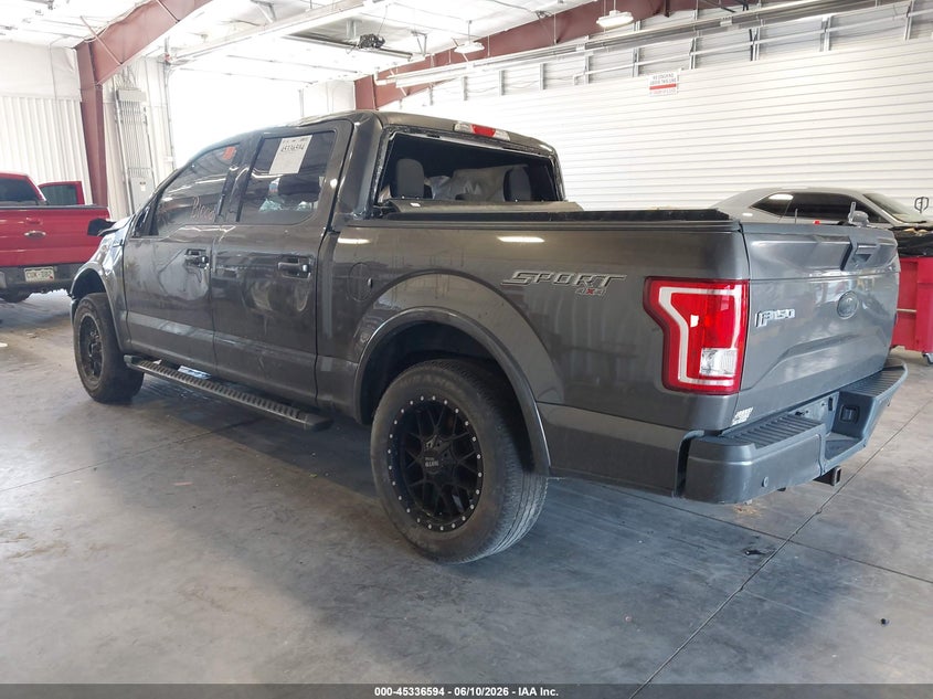 Vin: 1ftew1ef1hkc43906, lot: 45834530, ford f-150 xlt 20173