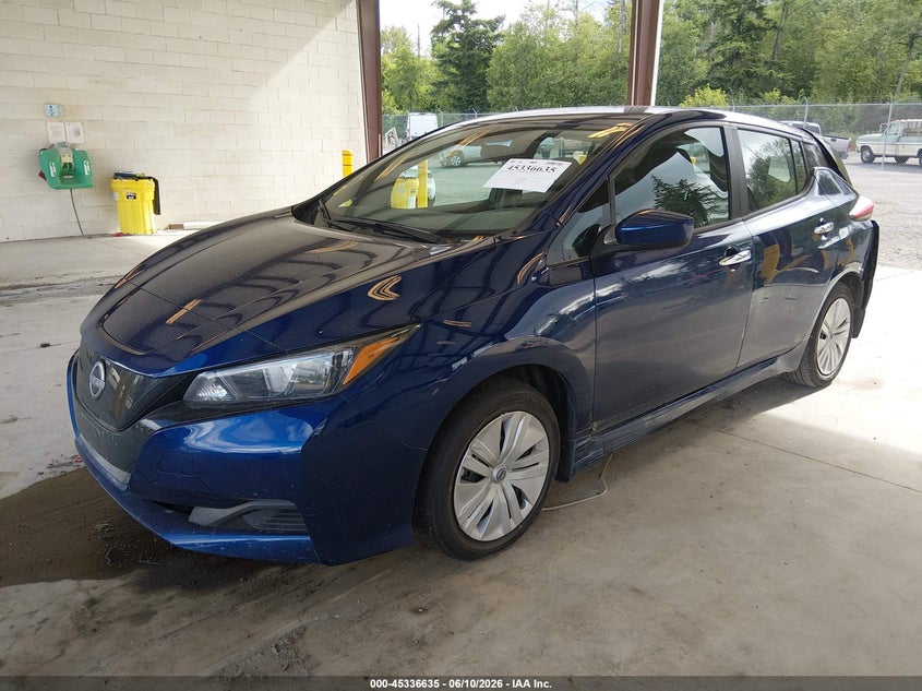 Vin: 1n4az1bv8sc564544, lot: 45834571, nissan leaf s 20252