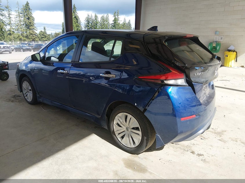 Vin: 1n4az1bv8sc564544, lot: 45834571, nissan leaf s 20253