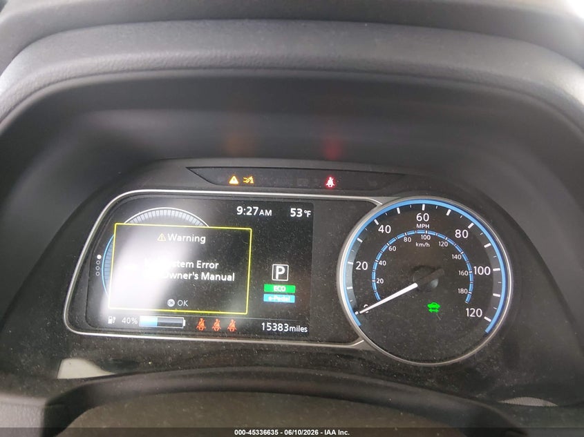 2025 Nissan Leaf S VIN: 1N4AZ1BV8SC564544 Lot: 45336635