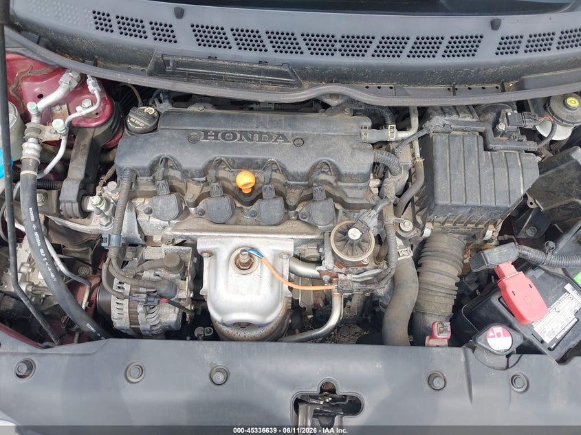 2009 HONDA CIVIC SEDAN 1.8L I-4 VVT, 140HP