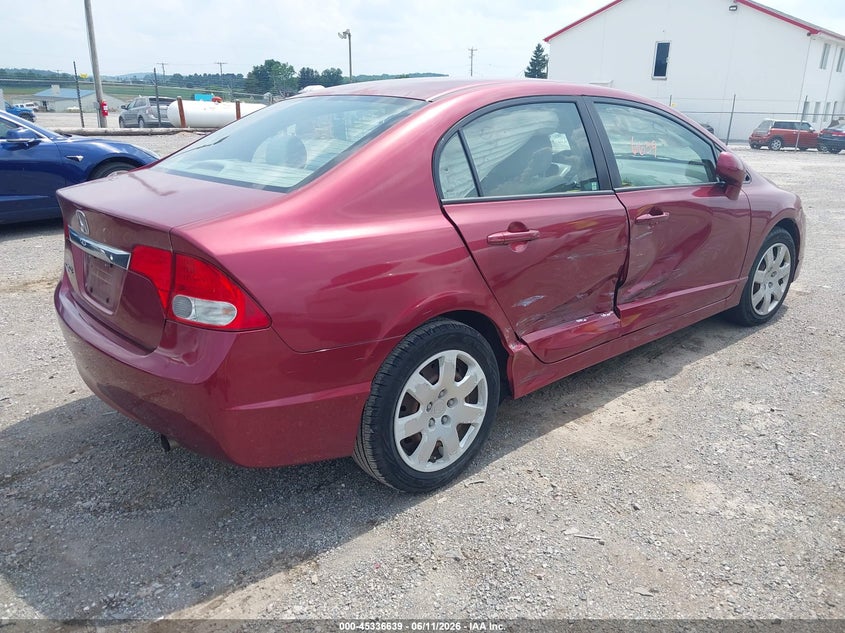 2009 HONDA CIVIC SEDAN 1.8L I-4 VVT, 140HP
