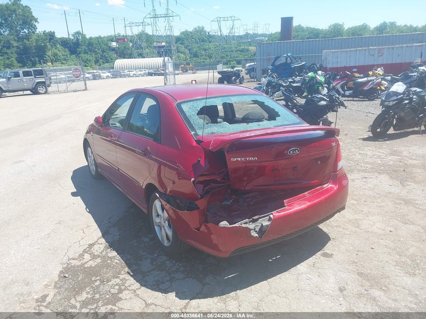 2009 KIA SPECTRA SEDAN 2.0L I-4 DOHC, VVT, 138HP