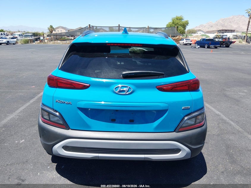 2022 Hyundai Kona Sel VIN: KM8K6CAB7NU902486 Lot: 45336660