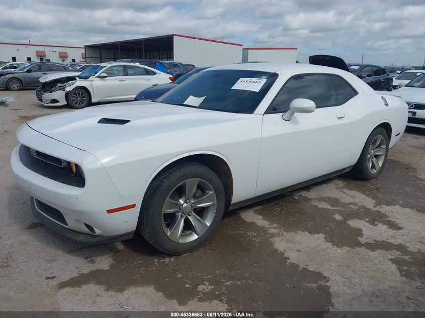 Vin: 2c3cdzag1gh101365, lot: 45834619, dodge challenger sxt 20162