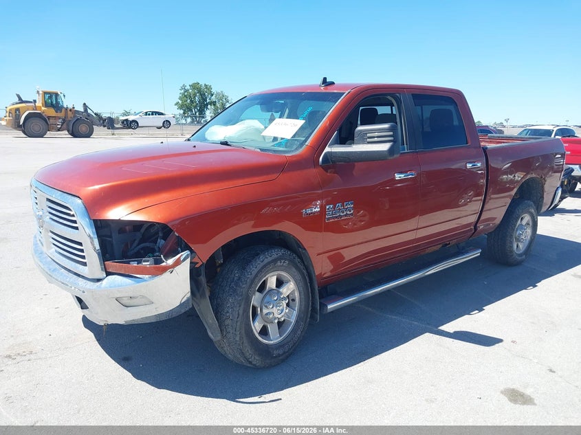 Vin: 3c6tr5dt7dg526428, lot: 45834656, ram 2500 big horn 20132