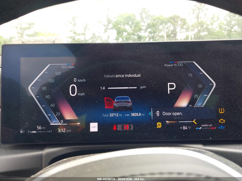 2023 BMW M340I 3.0L I-6 DI, DOHC, V(VIN: 3MW49FF06P8D03072