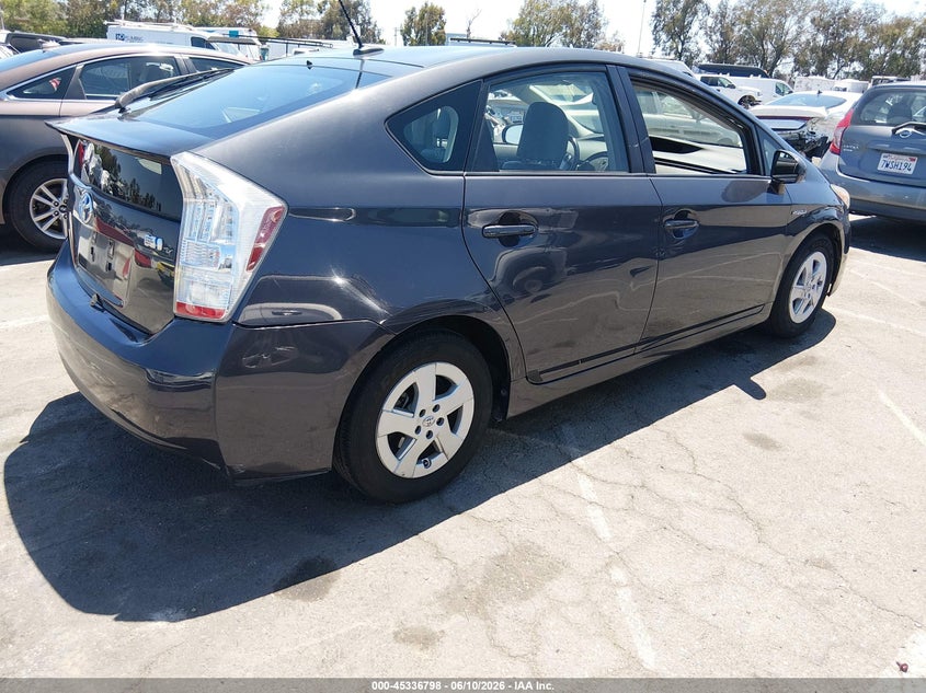 2011 TOYOTA PRIUS HATCHBACK 1.8L I-4 DOHC, VVT, 98HP