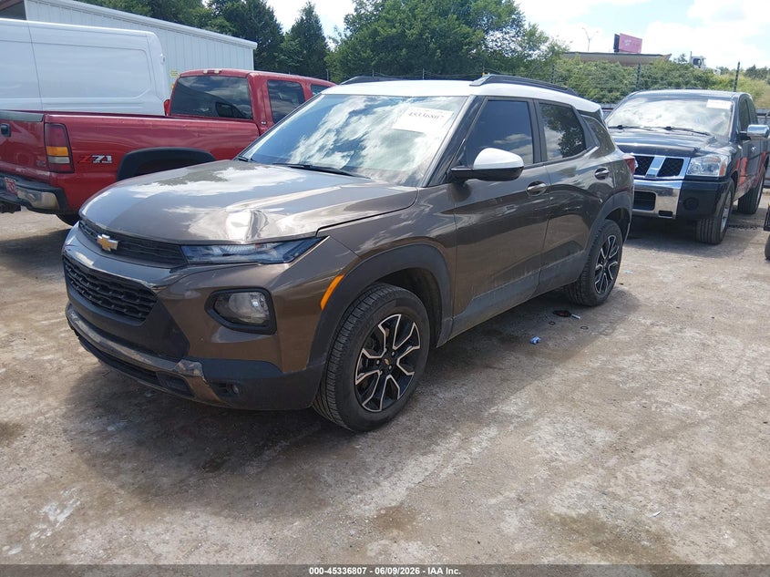 2021 CHEVROLET TRAILBLAZER auction photo 2