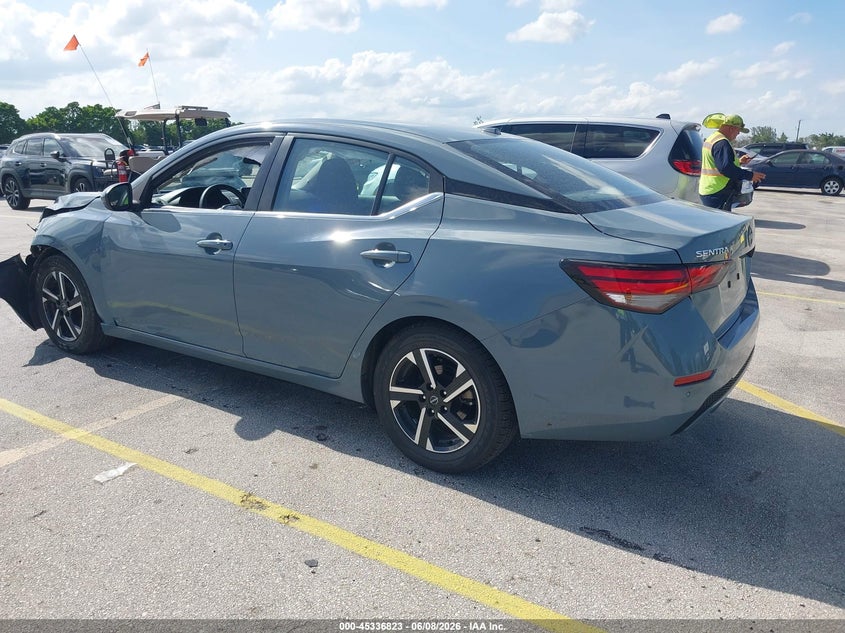 Vin: 3n1ab8cv9ry366632, lot: 45834759, nissan sentra sv xtronic cvt 20243