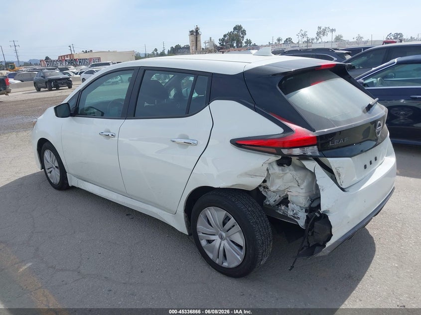 Vin: 1n4az1bv1pc562948, lot: 45834802, nissan leaf s 40 kwh 20233