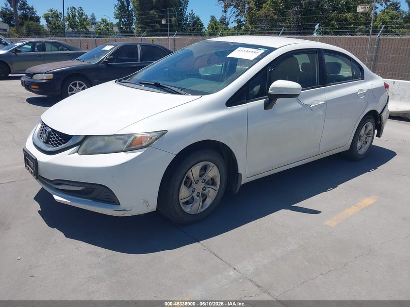 2014 Honda Civic Lx 19XFB2F53EE221142 photo 1