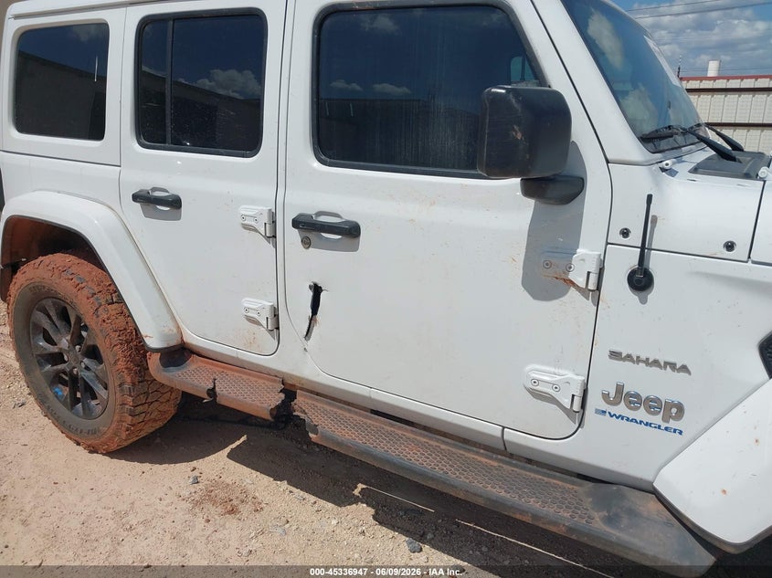 2023 Jeep Wrangler 4Xe Sahara 4X4 VIN: 1C4JJXP62PW515156 Lot: 45336947