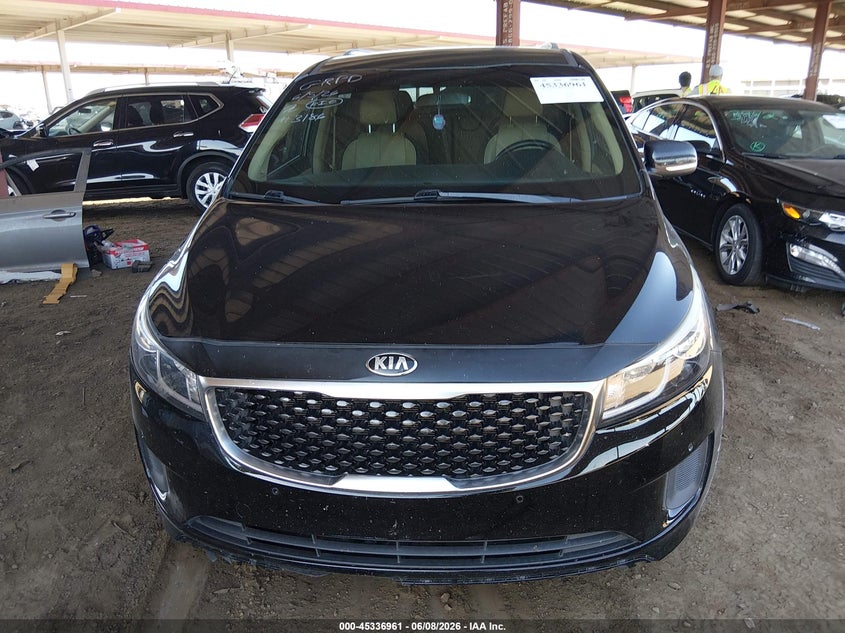 VIN KNDMB5C18H6283186 2017 KIA SEDONA LX
