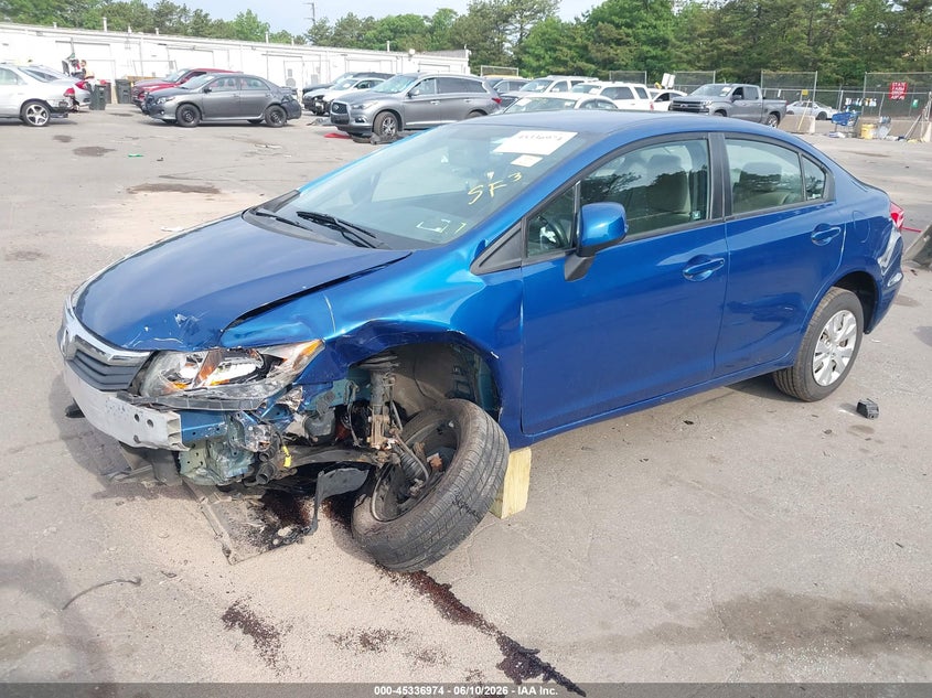 2012 Honda Civic Lx 19XFB2F54CE341352 photo 1