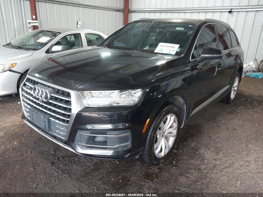Vin: wa1laaf72hd027428, lot: 45834917, audi q7 3.0t premium 20172