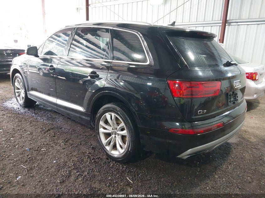 Vin: wa1laaf72hd027428, lot: 45834917, audi q7 3.0t premium 20173