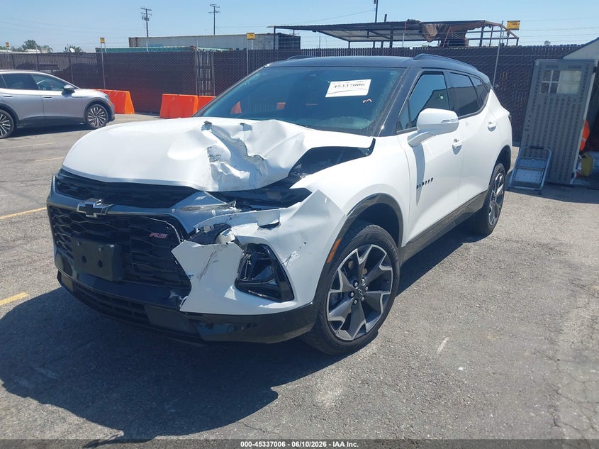 2022 Chevrolet Blazer Fwd Rs 3GNKBERS3NS153631 photo 1