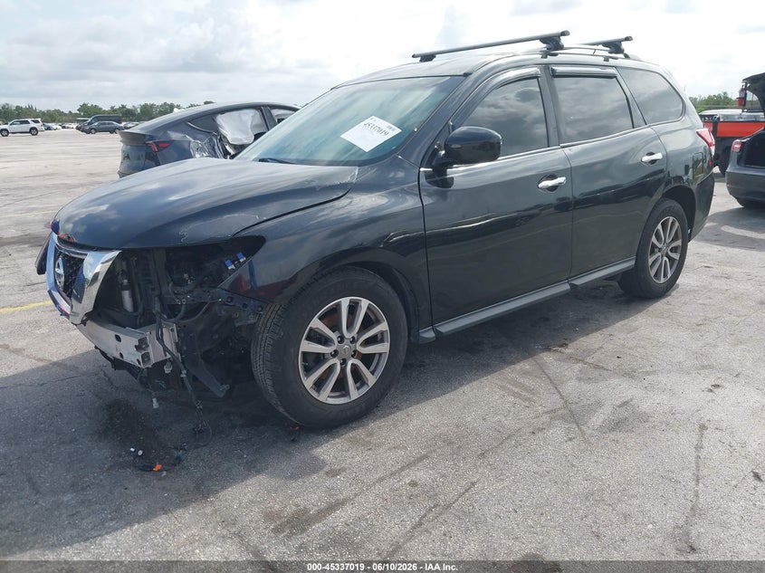 Vin: 5n1ar2mn8fc609674, lot: 45834955, nissan pathfinder platinum/s/sl/sv 20152