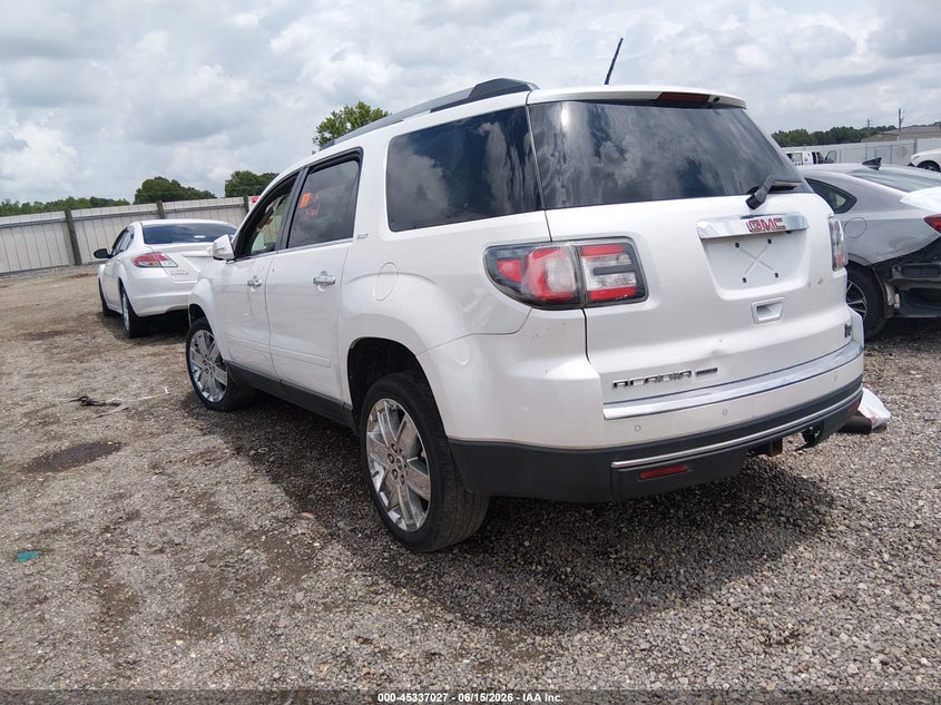Vin: 1gkkrskd3hj230331, lot: 45834963, gmc acadia limited 20173