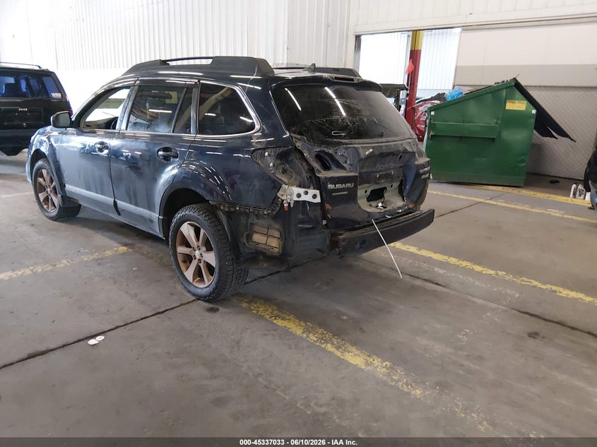 Vin: 4s4brbjc4d3224097, lot: 45834969, subaru outback 2.5i limited 20133