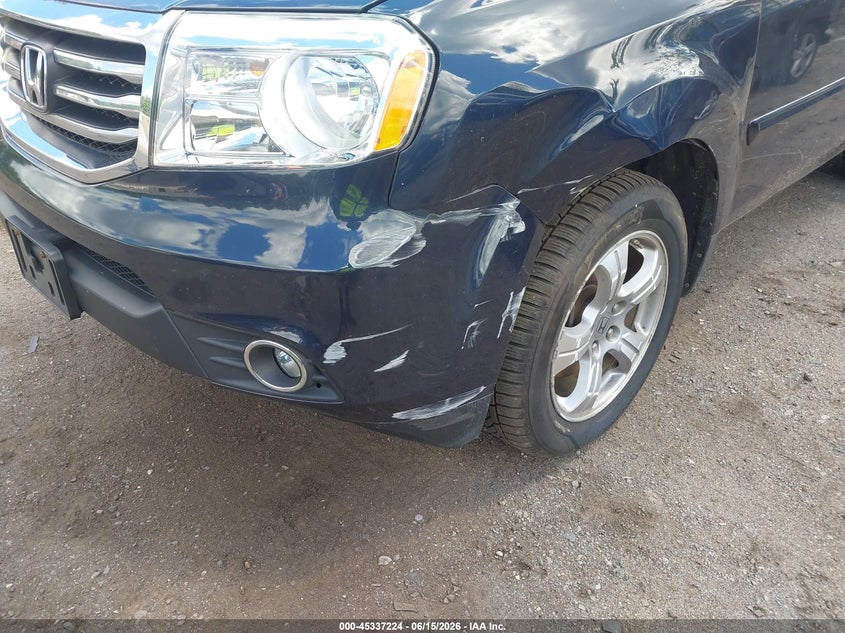 2012 Honda Pilot Ex-L VIN: 5FNYF4H52CB079038 Lot: 45337224