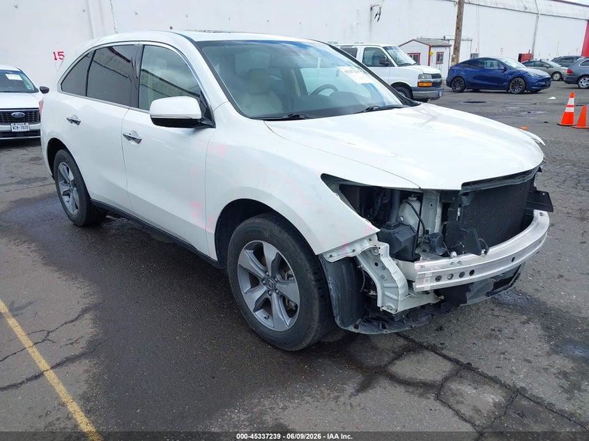Vin: 5fryd3h20fb001494, lot: 45835175, acura mdx 20151