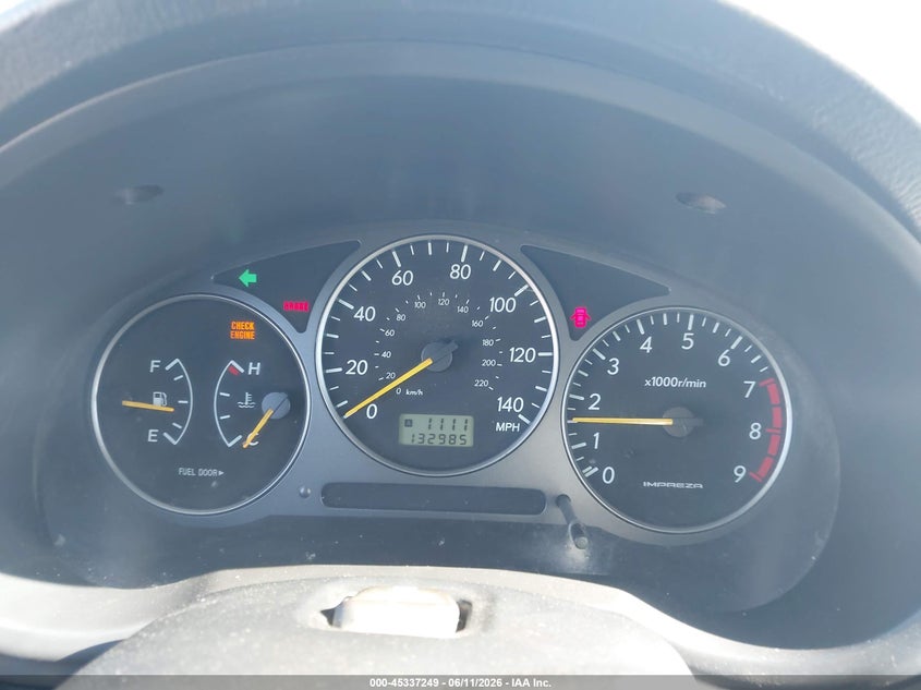 2002 Subaru Impreza Wrx VIN: JF1GG29672G824879 Lot: 45337249