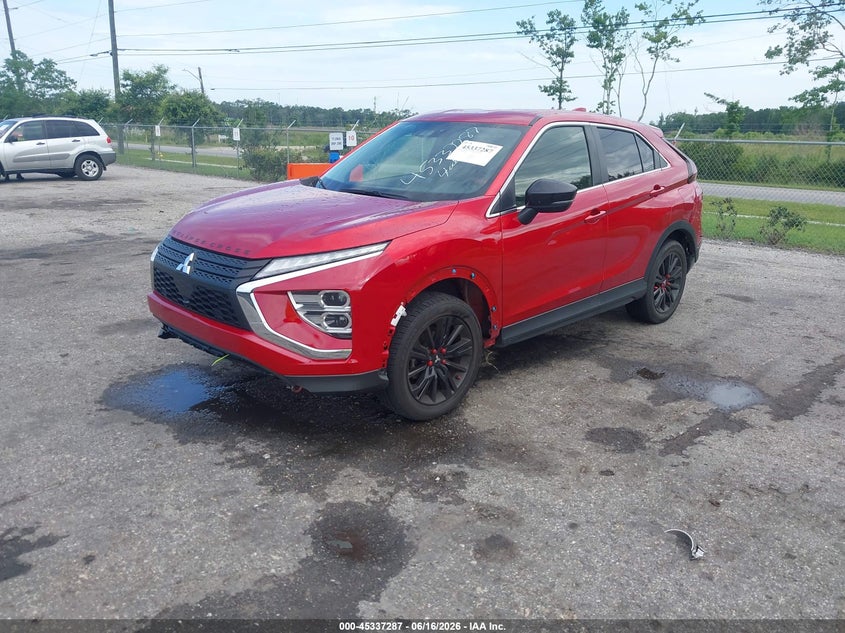 Vin: ja4atvaaxpz050212, lot: 45835223, mitsubishi eclipse cross le s-awc 20232