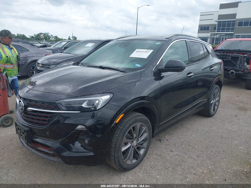 Vin: kl4mmgsl9mb126089, lot: 45835233, buick encore gx awd essence 20212