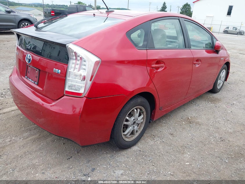 Vin: jtdkn3du3a0212675, lot: 45835236, toyota prius iii 20104