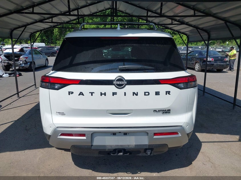 2025 Nissan Pathfinder Platinum 4Wd VIN: 5N1DR3DJ1SC215315 Lot: 45337337
