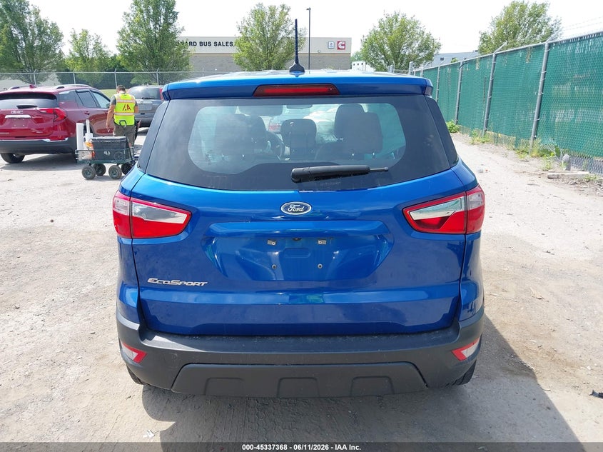 2021 Ford Ecosport S VIN: MAJ3S2FE9MC437768 Lot: 45337368