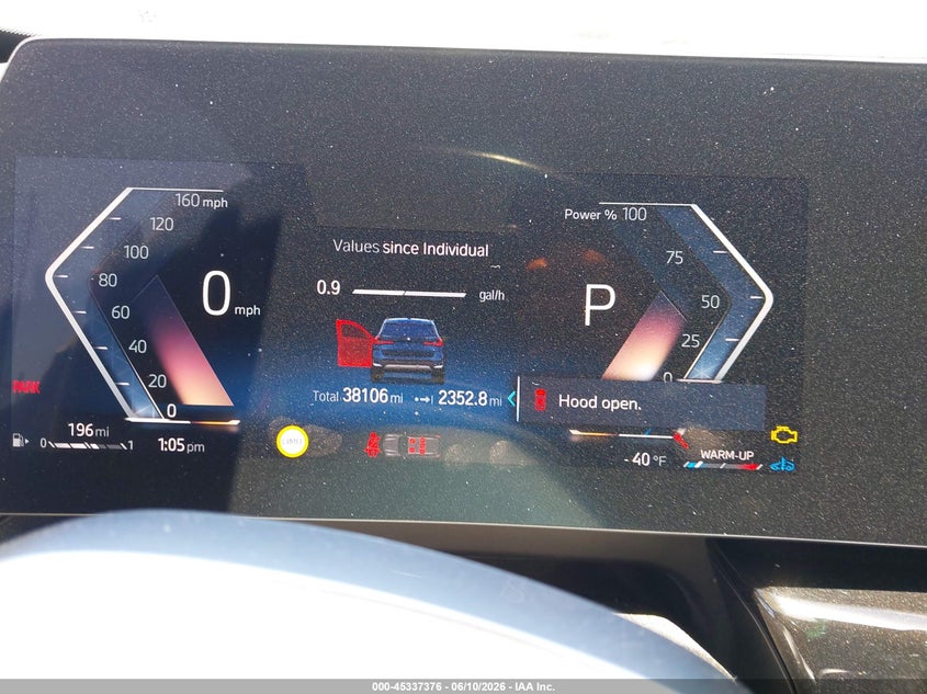 2023 BMW X1 2.0L I-4 DI, DOHC, V(VIN: WBX73EF0XP5X49401
