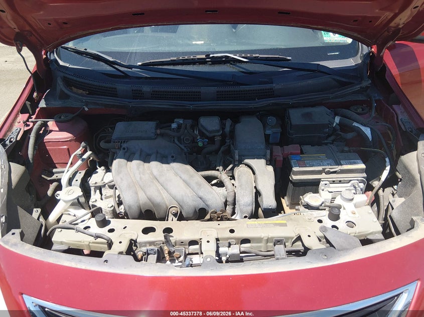 2012 NISSAN VERSA SEDAN 1.6L I-4 DOHC, VVT, 109HP