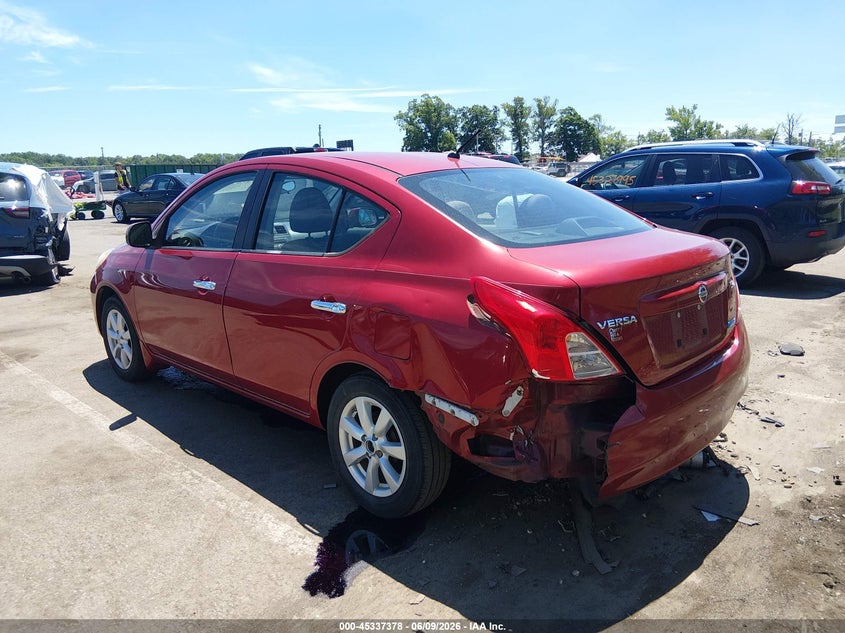 Vin: 3n1cn7ap6cl907056, lot: 45835314, nissan versa 1.6 sl 20123