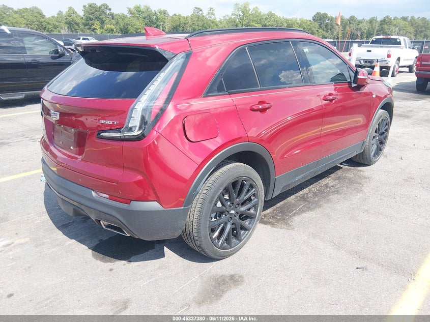 Vin: 1gyfzfr48nf127697, lot: 45835316, cadillac xt4 awd sport 20224