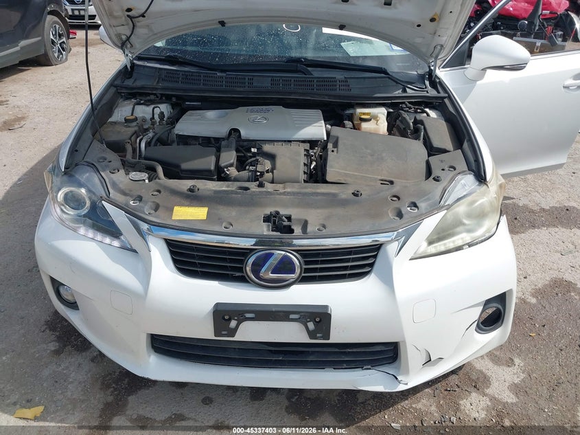 2012 Lexus Ct 200H Premium VIN: JTHKD5BH6C2121894 Lot: 45337403