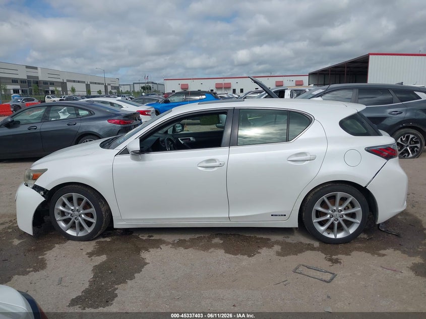 2012 Lexus Ct 200H Premium VIN: JTHKD5BH6C2121894 Lot: 45337403