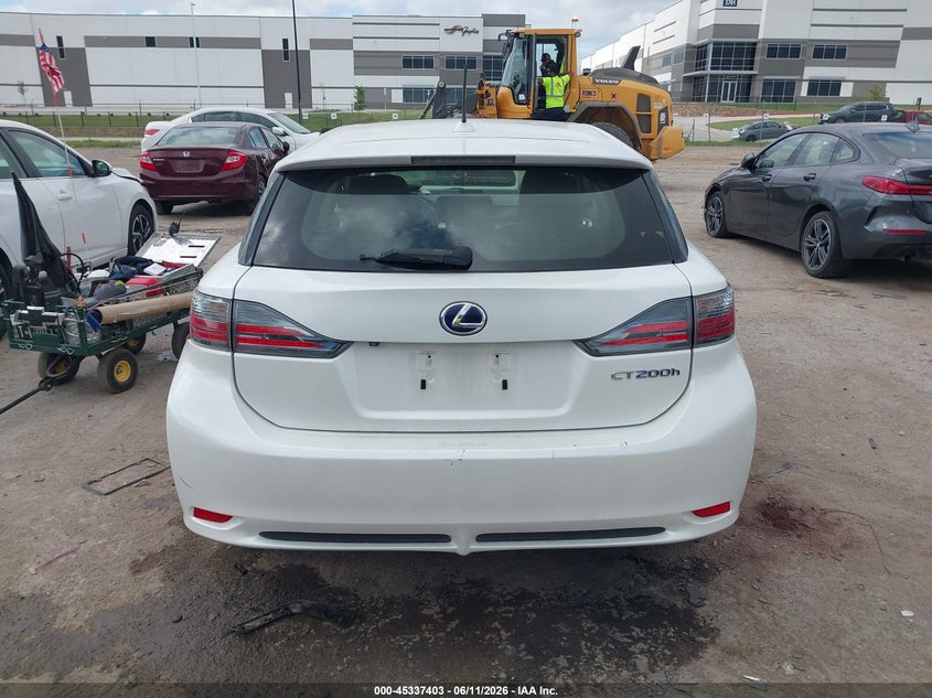 2012 Lexus Ct 200H Premium VIN: JTHKD5BH6C2121894 Lot: 45337403