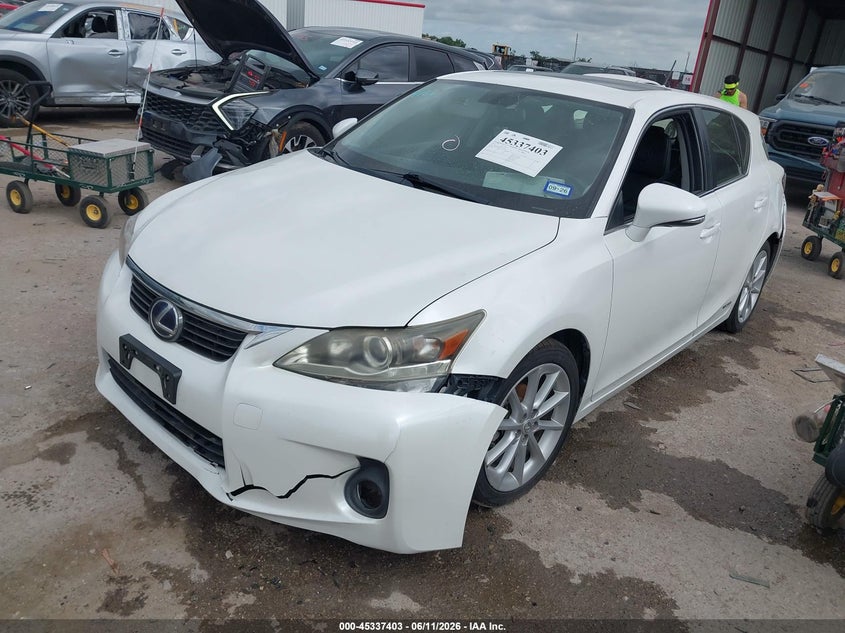 Vin: jthkd5bh6c2121894, lot: 45835339, lexus ct 200h premium 20122