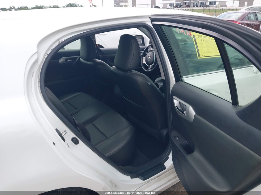 2012 Lexus Ct 200H Premium VIN: JTHKD5BH6C2121894 Lot: 45337403