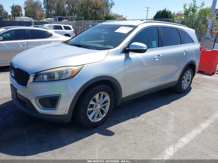2016 Kia Sorento 2.4l Lx 5XYPG4A36GG034006 photo 1