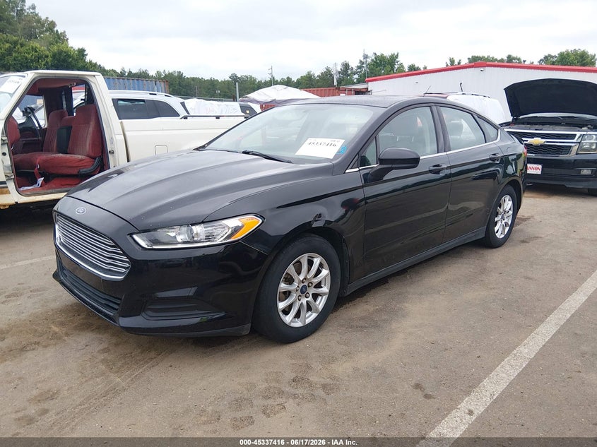 Vin: 1fa6p0g73g5118815, lot: 45835352, ford fusion s 20162