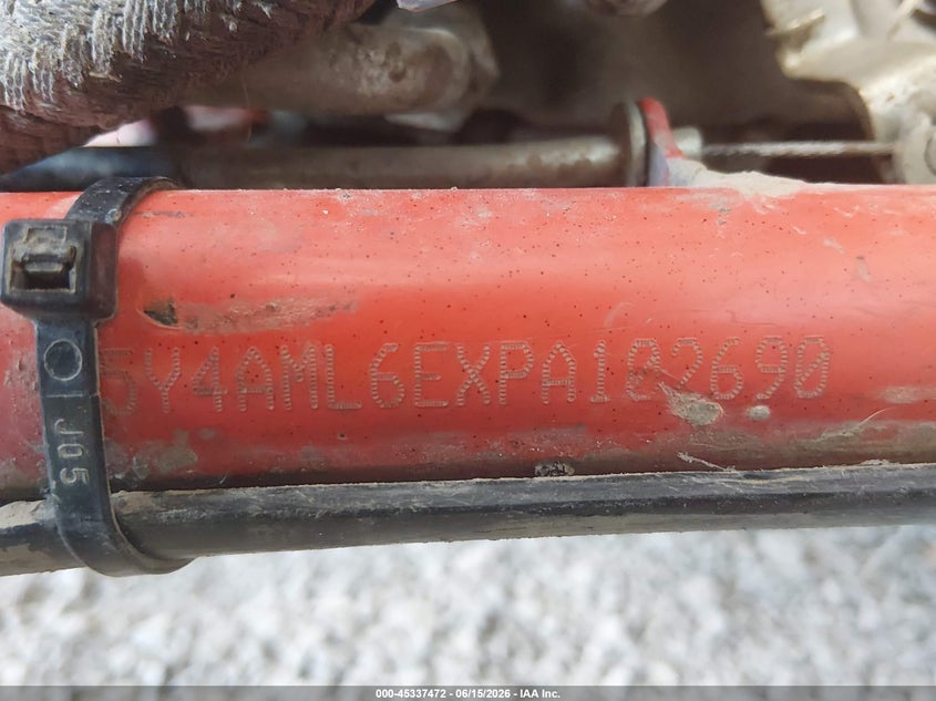 2023 Yamaha Yfm700 R VIN: 5Y4AML6EXPA102690 Lot: 45337472