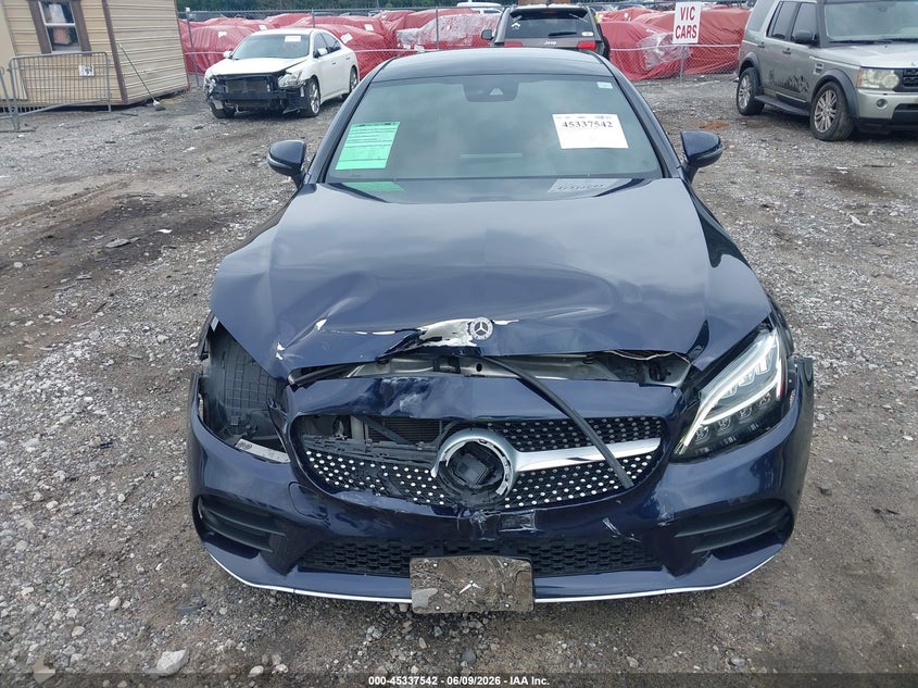 2019 Mercedes-Benz C 300 VIN: WDDWJ8DB5KF853291 Lot: 45337542