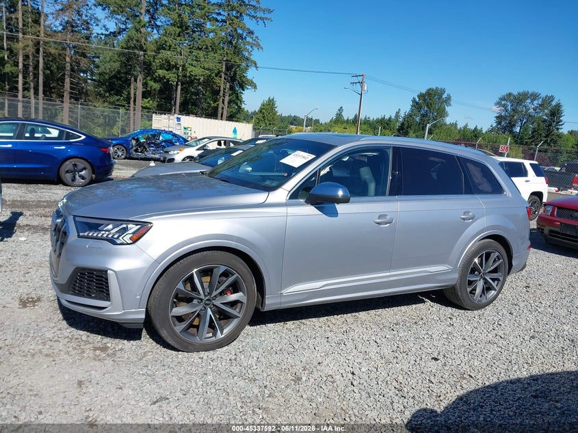 2022 Audi Sq7 Prestige Tfsi Quattro Tiptronic VIN: WA1VWBF78ND000035 Lot: 45337592