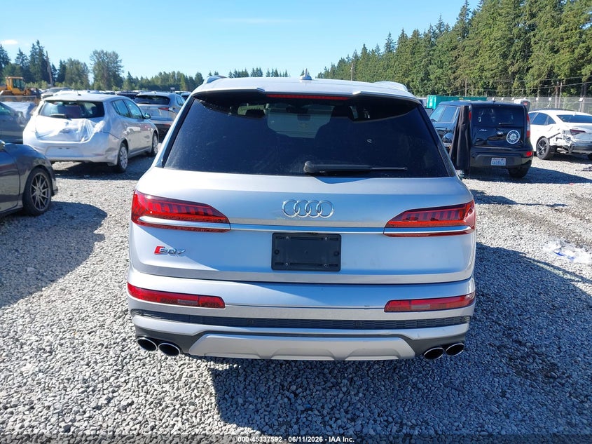 2022 Audi Sq7 Prestige Tfsi Quattro Tiptronic VIN: WA1VWBF78ND000035 Lot: 45337592
