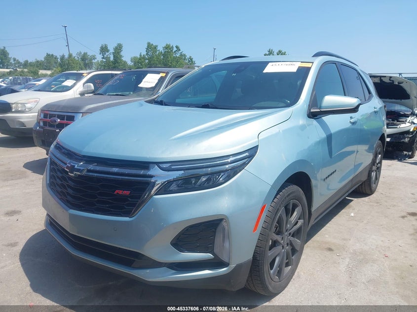 2022 Chevrolet Equinox, Град, IAAI, VIN 2GNAXMEV7N6137311 — фото 2