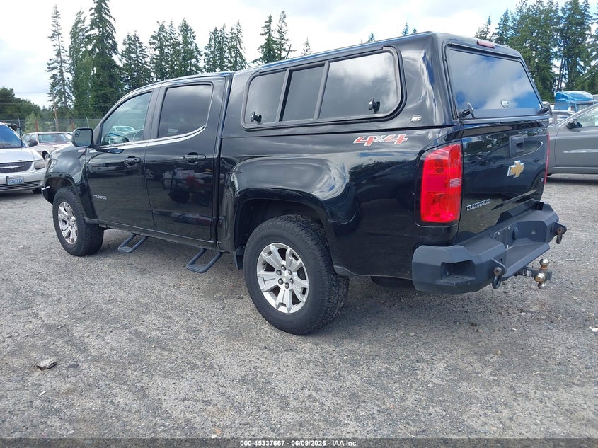 Vin: 1gcptce10g1316124, lot: 45835603, chevrolet colorado lt 20163